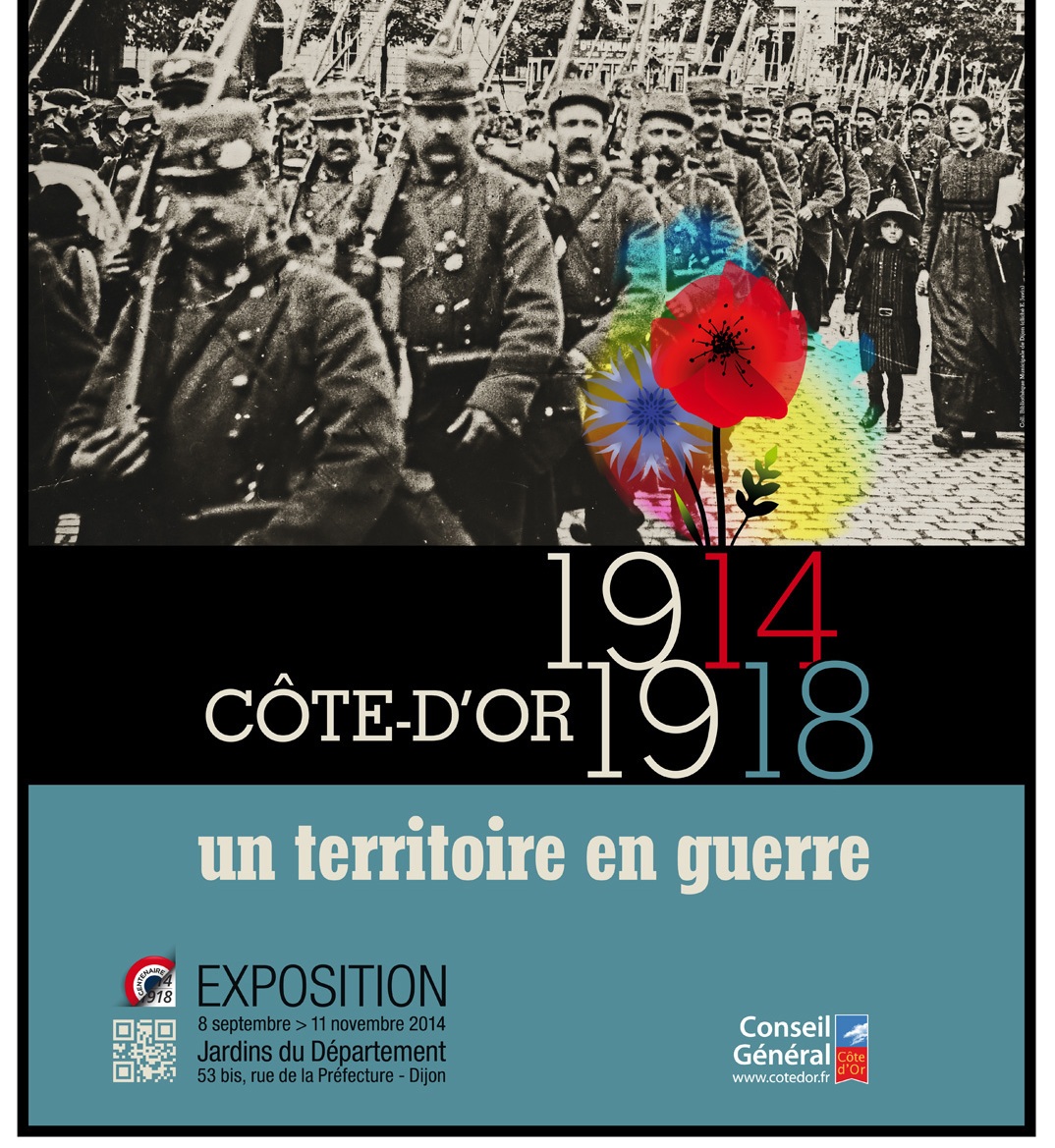 Lire la suite à propos de l’article Exposition  Côte d’Or,1914-1918 : Un territoire en guerre